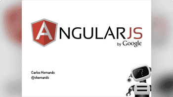 Portada de la charla Descubriendo AngularJS 1 Try It!
